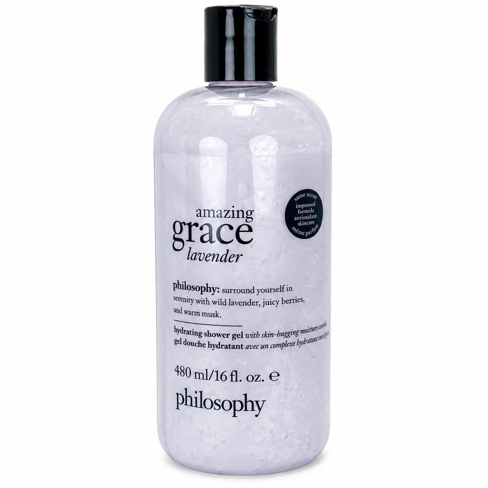 Philosophy Amazing Grace Lavender Hydrating Shower Gel 480ml/ 16 oz New Sealed